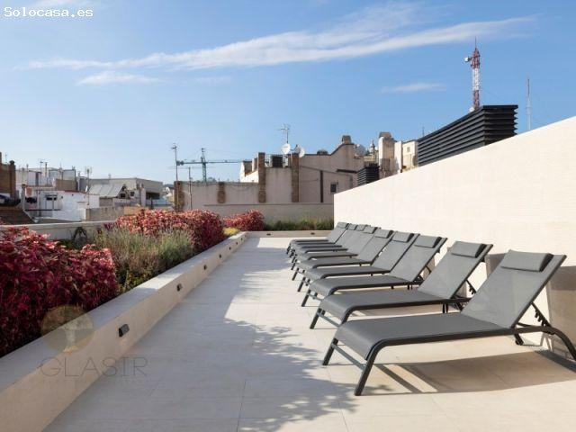 Piso de diseño con terraza y vistas a plaza · 109 m² + 27 m² de terraza ·