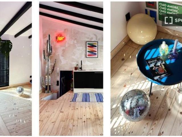 Piso de diseño de 1 dormitorio en alquiler en Antón Martín, Madrid