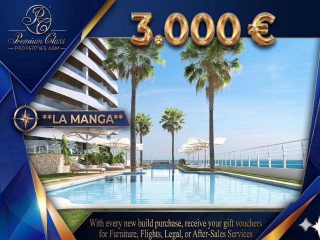 Piso de lujo de 96 m2 en venta en La Manga, España
