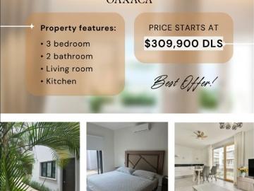 Piso de lujo en venta en Santa María, Estado de Oaxaca