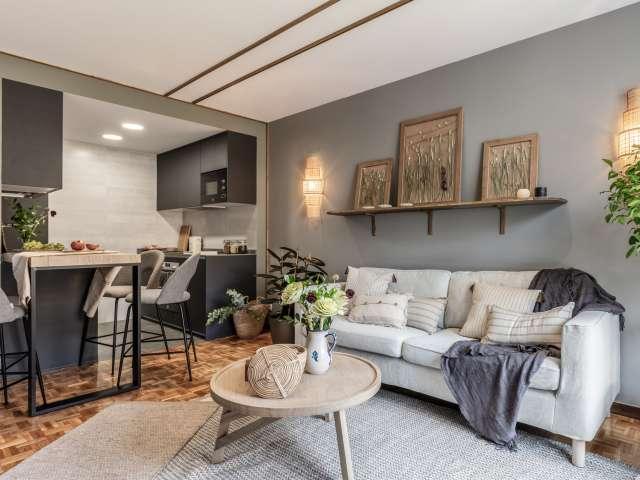 Piso de 1 dormitorio en alquiler en Almagro, Madrid