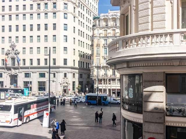 Piso de 1 dormitorio en alquiler en Justicia, Madrid