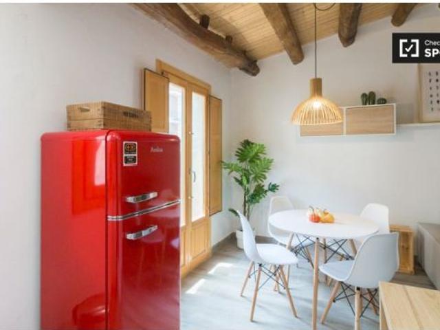 Piso de 1 habitación en alquiler en El Raval, amueblado