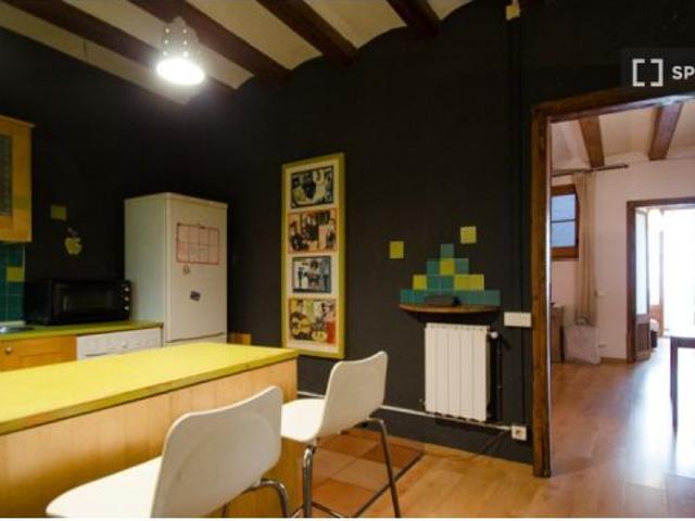 Piso de 2 habitaciones en alquiler en El Gòtic, gastos incluidos