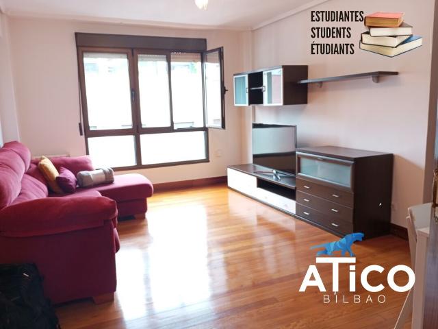 Piso exterior de 3 habitaciones en alquiler en Erandio centro, actualizado, alto con accesibilidad