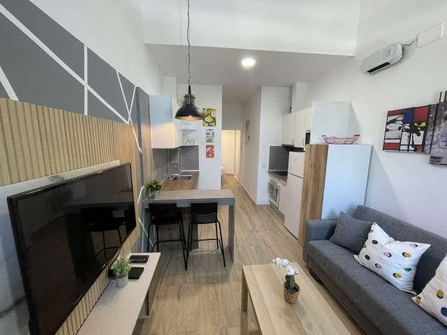 Piso en alquiler de 1 dormitorio en Ventas, Madrid