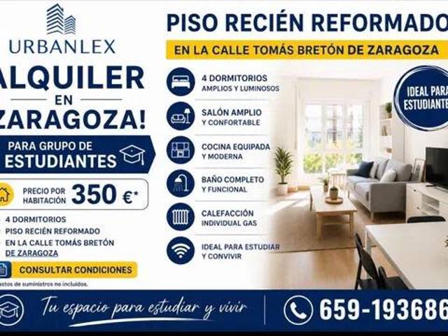 Piso en Alquiler en Zaragoza