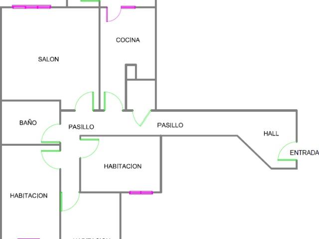 Piso en venta con 114 m2, 3 dormitorios en Pola de Laviana Laviana