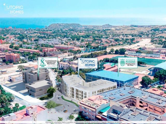 Piso en venta en Mutxamel, Centro. ESTUPENDO RESIDENCIAL DE OBRA NUEVA EN MUCHAMIEL. Pisos.