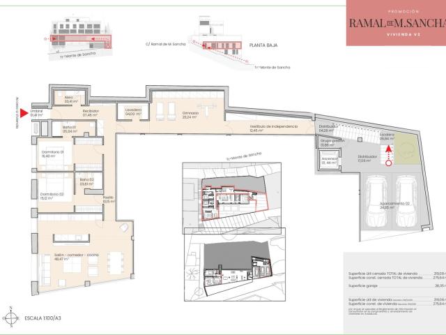 Piso en venta en Málaga, La Malagueta Monte Sancha. El Limonar, Vivienda de Lujo de 2 dormitorios [275 m2], con gimnasio privado. Pisos.