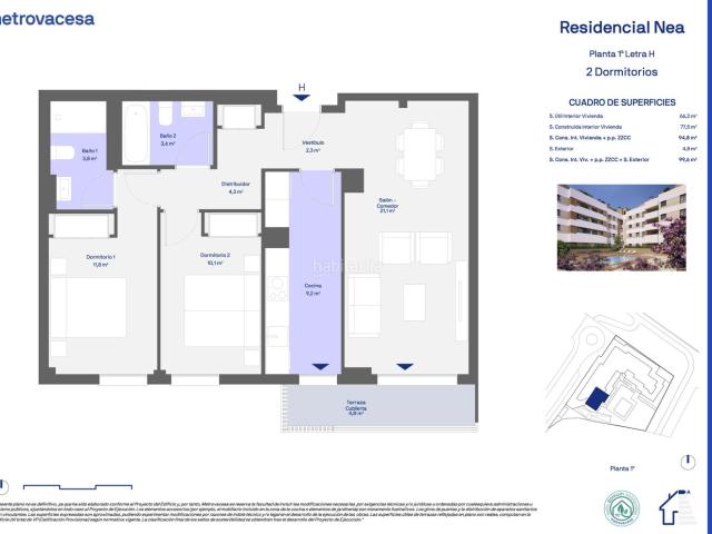 Piso en venta en Oviedo, Huca La Cadellada. Residencial Nea. Pisos.