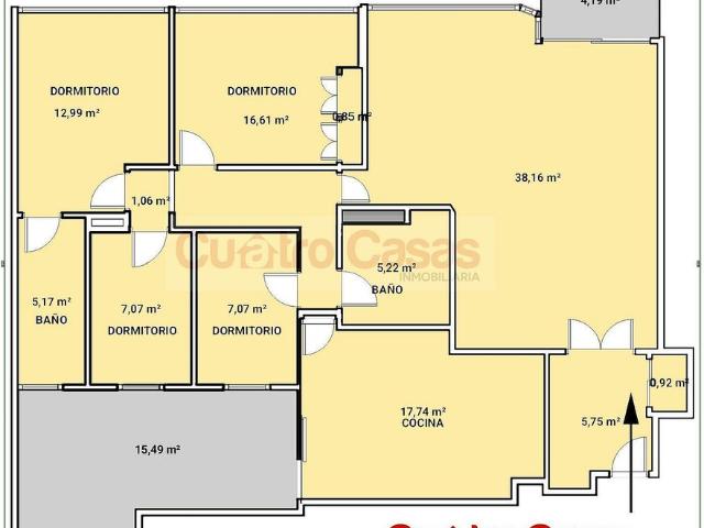 Piso en venta en avenida De Xile, Barcelona, de 123 m² 4 habitaciones por 769.000