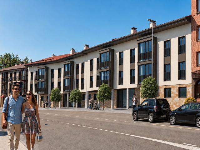 Piso en venta en Aguilar de Campoo. 2 dormitorios con espectacular terraza de 36 m². Pisos Aguilar de.