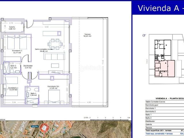 Piso en venta en Águilas, El Hornillo. PISO DE 3 DORMITORIOS CON ESPECTACULAR TERRAZA Y PISCINA COMUNITARIA EN EL HORNILLO. Pisos.