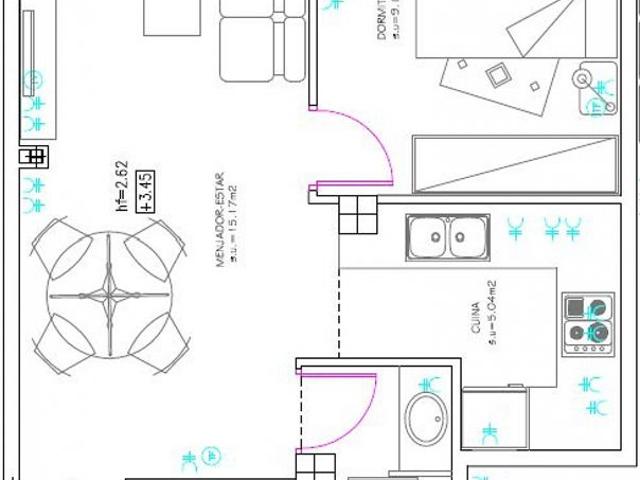 Piso en venta en Alcarràs, de 45 m² 1 habitación por 79.500