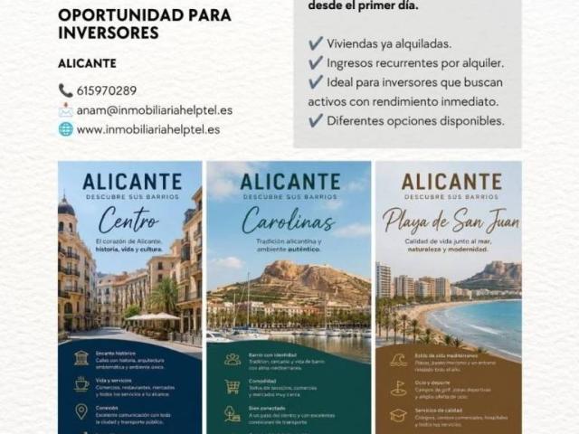 Piso en Venta en Alicante Alacant