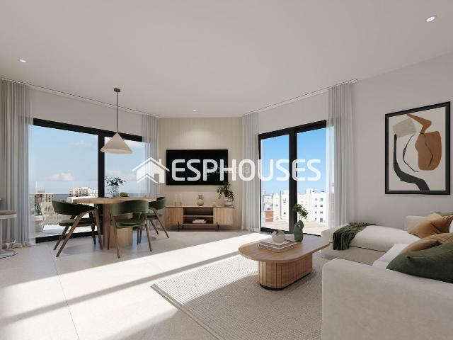 Piso en venta en Alicante, Florida Baja. Piso de obra nueva con terraza al sur y piscina comunitaria en La Florida, Alicante. Pisos.