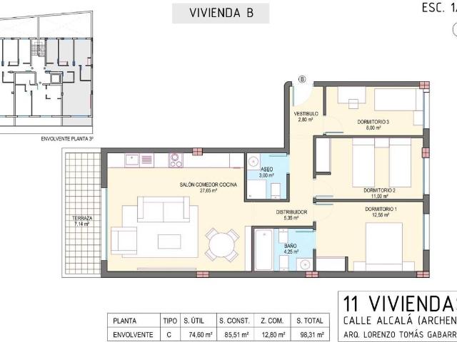 Piso en Venta en Archena