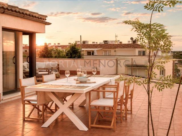 Piso en venta en Baleares Ciutadella de Menorca, Ciutadella. Ático dúplex con una terraza de 86 m2 con agradables vistas. Pisos Ciutadella de.