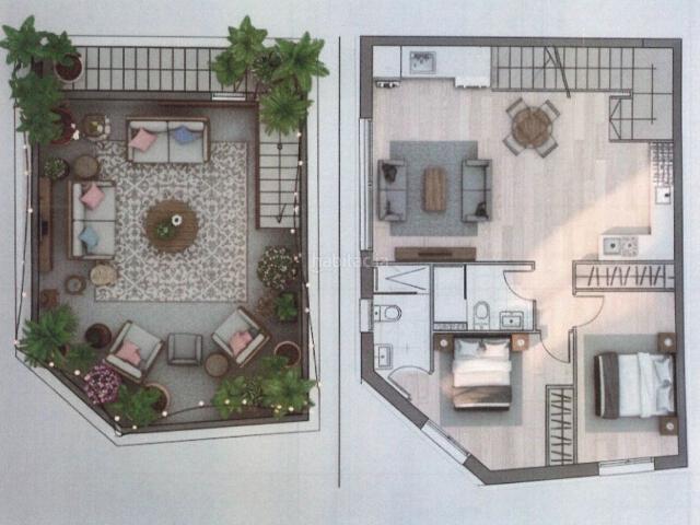 Piso en venta en Baleares Palma de Mallorca, Es Pil·larí. Primer piso con terraza solarium de 43m2 en Es Pil·larí. Pisos Palma de.