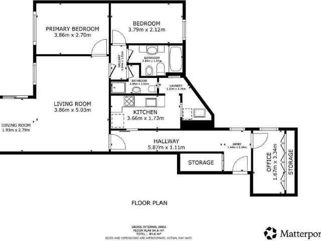 Piso en venta en Barcelona, de 81 m² 3 habitaciones por 498.000