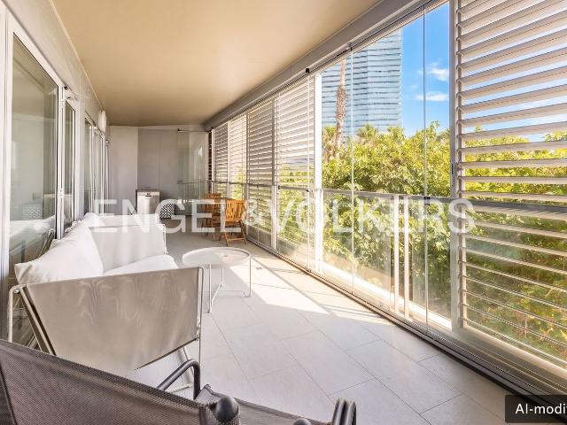 Piso en venta en Barcelona, Diagonal Mar i el Front Marítim del Poblenou. Exclusivo apartamento con terraza, piscina y vistas al mar. Pisos.