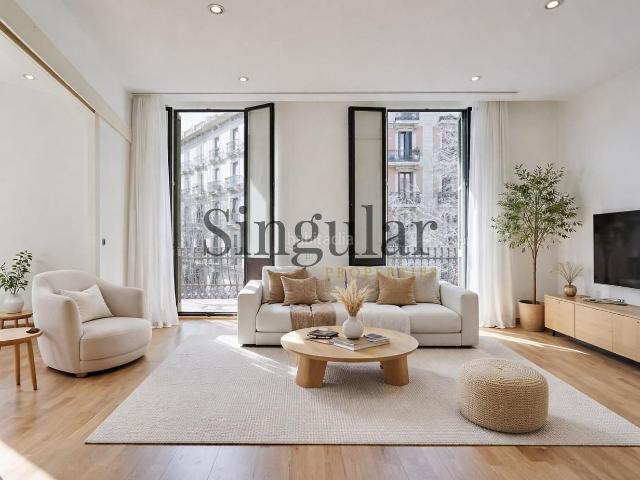 Piso en venta en Barcelona, L´Antiga Esquerra de l´Eixample. Elegante tercera planta soleada en finca regia junto a Paseo de Gracia. Pisos.
