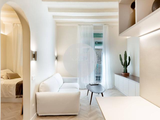 Piso en venta en Barcelona, Raval. Encantador piso reformado con balcón junto a Las Ramblas y el Palau Güell. Pisos.