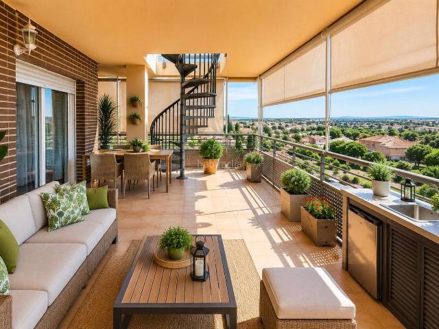 Piso en venta en Cuarte de Huerva. EXCLUSIVO ÁTICODÚPLEX CON ESPECTACULAR TERRAZA PRIVADA EN URBANIZACIÓN BRITANIA CUARTE DE HUERVA. Pisos Cuarte de.