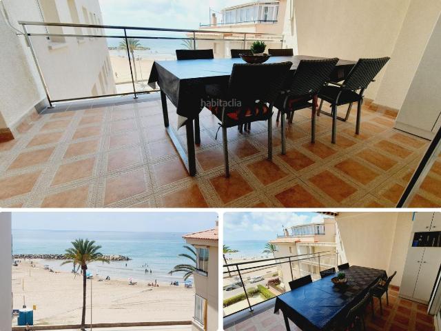 Piso en venta en Cunit, Can Nicolau Les Sorres Valparaiso Costa Dorada. PRIMERA LÍNEA DE MAR, CUATRO DORMITORIOS DOBLES, DOS BAÑOS, CON GARAJE. Pisos.