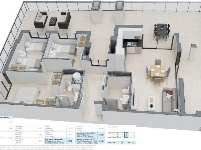 Piso en venta en Cabanes. Apartamentos junto a la playa. Con muebles, electrodomésticos y ajuar. Pisos.