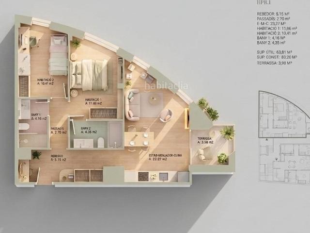 Piso en venta en Calella. Planta Baja en Calella. Pisos.