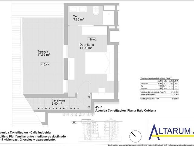 Piso en venta en calle De la Constitución, Castelldefels, de 67 m² 2 habitaciones por 542.000