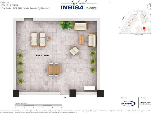 Piso en venta en calle De Lempordà, Calonge, de 124 m² 2 habitaciones por 349.000