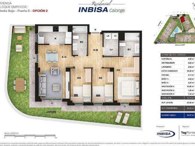 Piso en venta en calle De Lempordà, Calonge, de 126 m² 3 habitaciones por 399.500