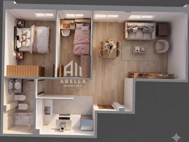 Piso en venta en calle Folch i Torres, Mollerussa, de 52 m² 2 habitaciones por 124.000