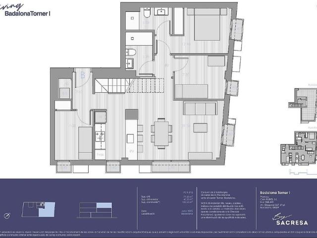 Piso en venta en calle Providencia, Badalona, de 72 m² 3 habitaciones por 510.000