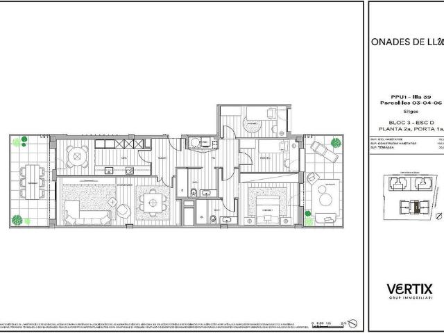 Piso en venta en calle Ramon de Dalmases, Sitges, de 95 m² 3 habitaciones por 730.000