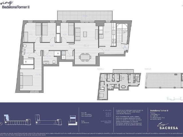 Piso en venta en calle Roger de Flor, Badalona, de 101 m² 4 habitaciones por 674.700