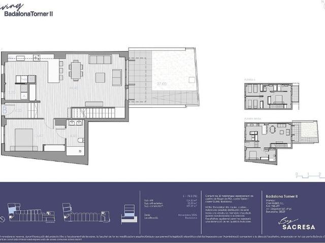 Piso en venta en calle Roger de Flor, Badalona, de 124 m² 4 habitaciones por 764.200
