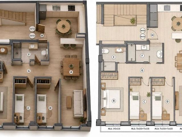 Piso en venta en calle Sant Damià, Terrassa, de 62 m² 3 habitaciones por 195.000