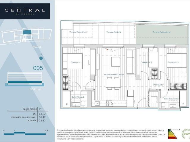 Piso en venta en calle Santa Eulalia, Sant Pere de Ribes, de 90 m² 3 habitaciones por 292.000