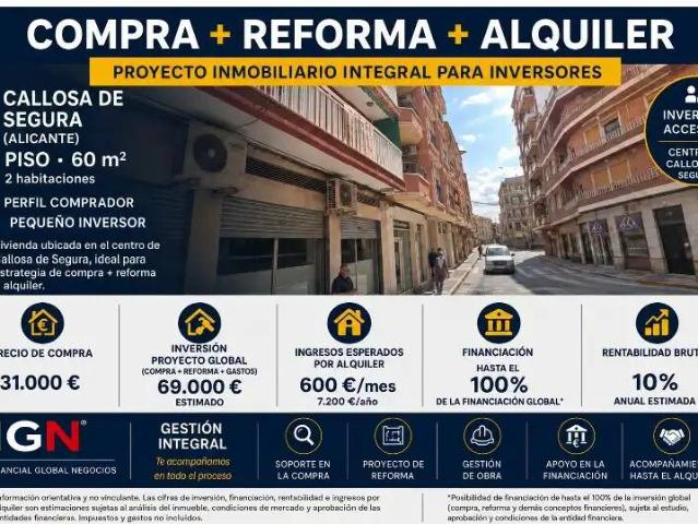 Piso en Venta en Callosa de Segura