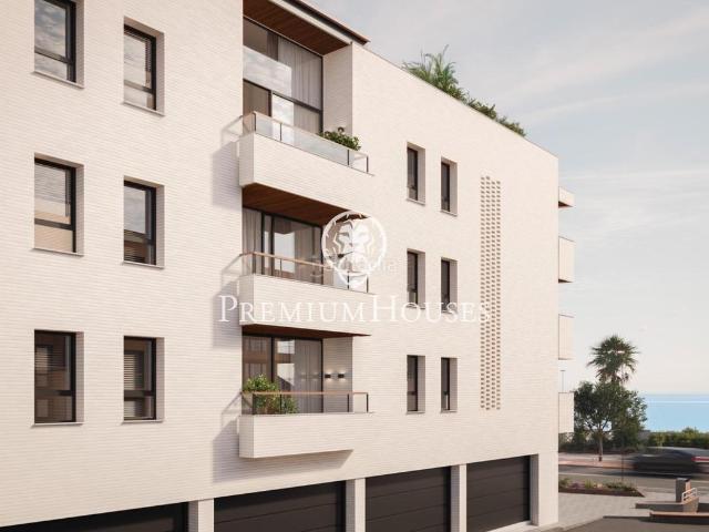 Piso en venta en Canet de Mar. Promoción obra nueva Canet Brisa. Pisos Canet de.