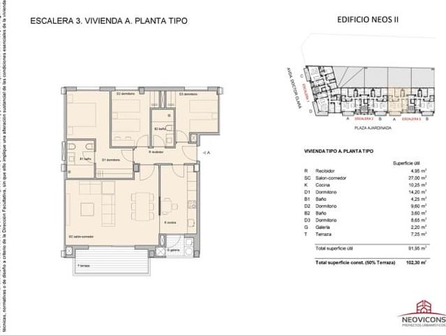 Piso en venta en Castelló de la Plana, Castellón Costa Azahar