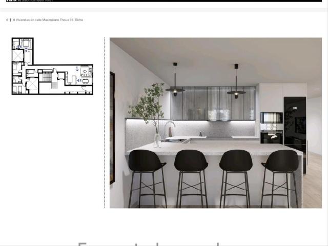 Piso en venta en Elche Elx, Plaza Crevillente Antiguos Juzgados El Asilo. VIVIENA DE 3 HABITACIONES MAS TERRAZA PRIVATIVA Y PISCINA COMUNITARIA. Pisos Elche.