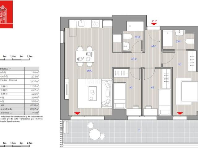 Piso en venta en Esplugues de Llobregat, Can Vidalet. Vivienda, con parquing y trastero incluido, en Finestrelles Esplugues. Pisos Esplugues de.