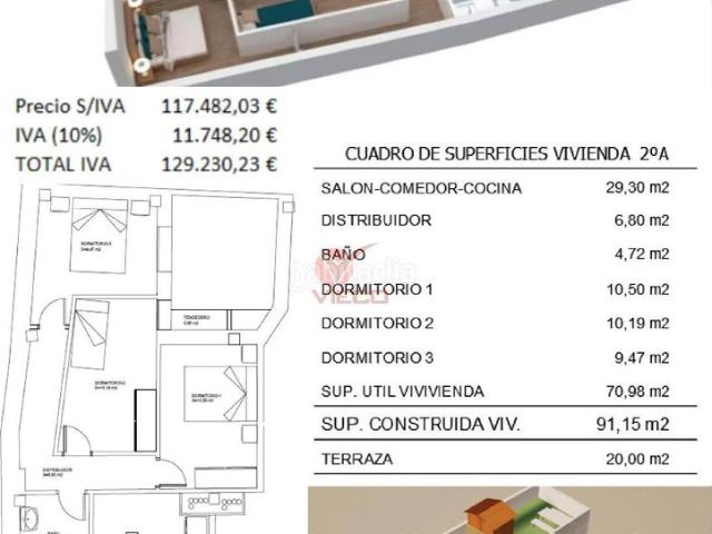 Piso en venta en Fuentes. VIVIENDA CALIFICADA COMO PASSIVHAUS, CASA PASIVA. Pisos.