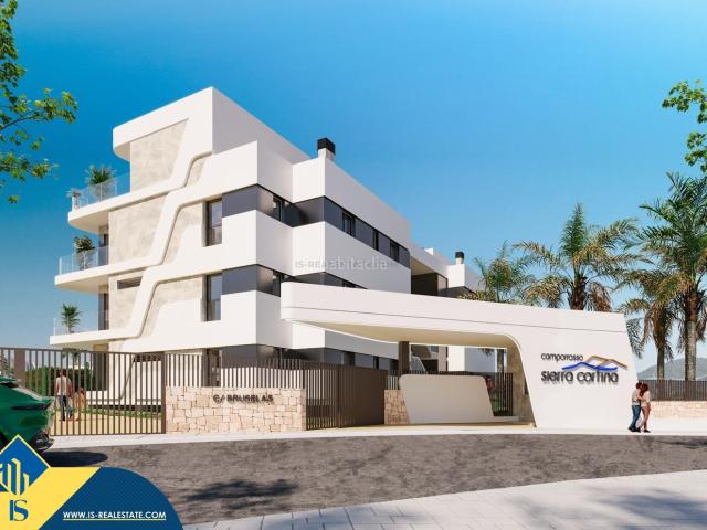 Piso en venta en Finestrat, Golf Bahía. Apartamentos en construcción con piscina comunitaria, en la provincia de Alicante, en la localidad de Finestrat. 2 habitaciones. Pisos.
