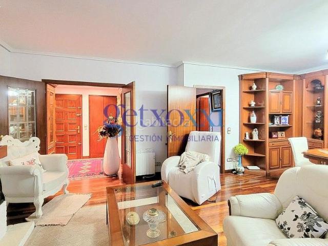 Piso en venta en Getxo, Las Arenas. Vivienda en zona Santa Ana, exterior, 170 m2, hall de entrada, salón comedor con chimenea y terraza cerrada. Dormitorio principal. Pisos.